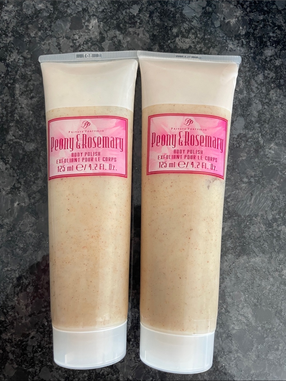 2 Peony & Rosemary Body Polish Exfoliant - (125 ML)